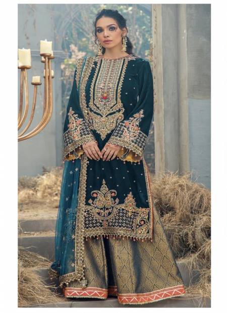 Kf 135 Heavy Wedding Wear Embroidery Wholesale Pakistani Suit